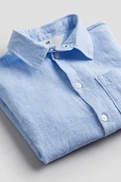 Linen-blend Shirt