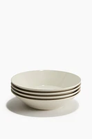 4-pack Stoneware Soup Plates