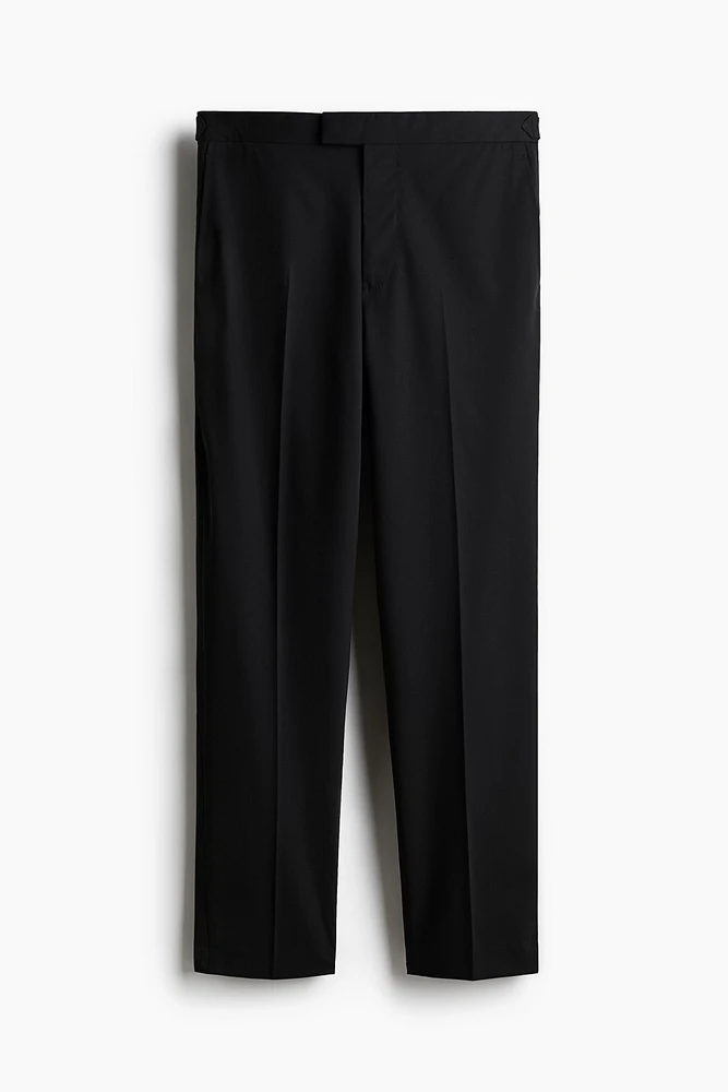 Slim Fit Wool-blend tuxedo trousers