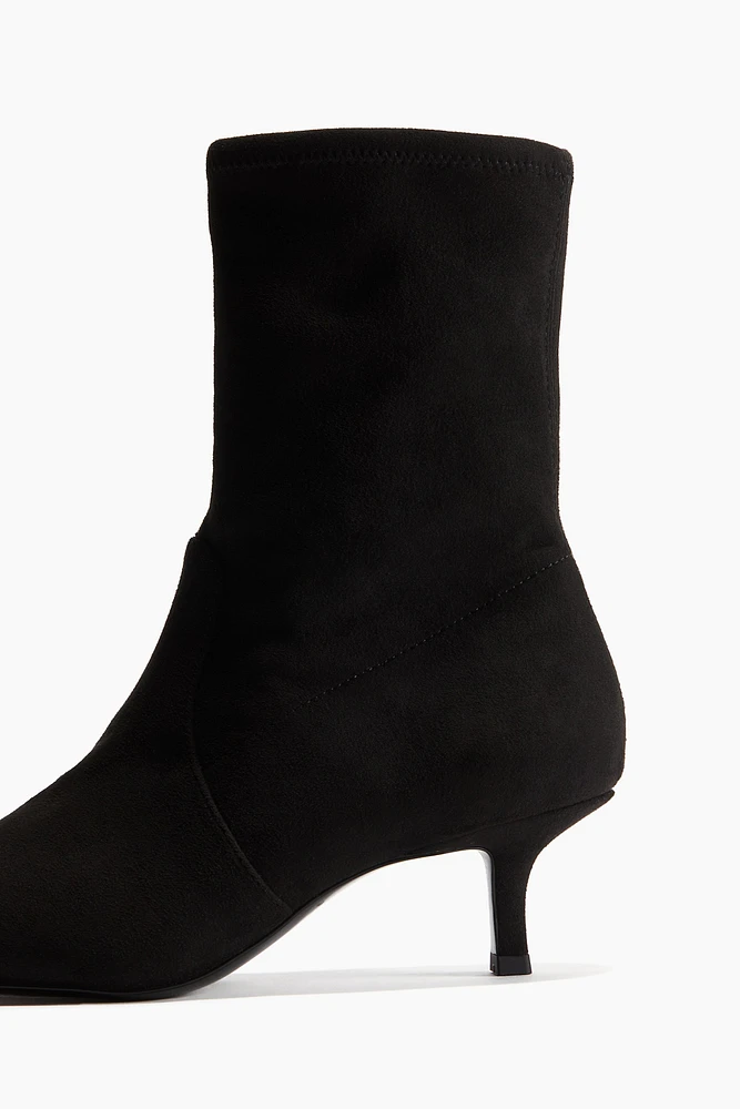 Heeled Sock Boots