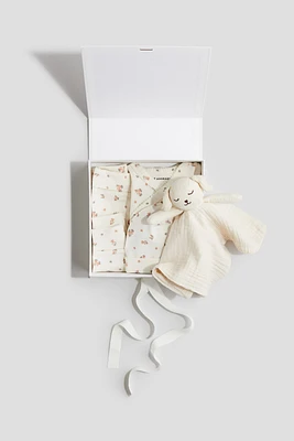 Coffret-cadeau 4 pièces en coton