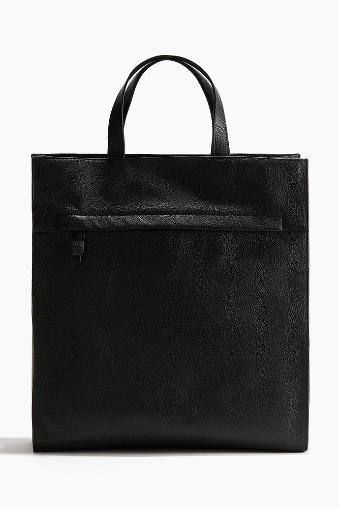 Leather Shopper