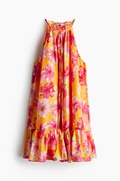 Robe sans manches à volant