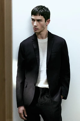 Slim-Fit Linen Jacket