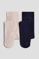 2-pack Fine-knit Tights