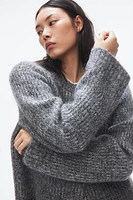 Mohair-Blend Cardigan