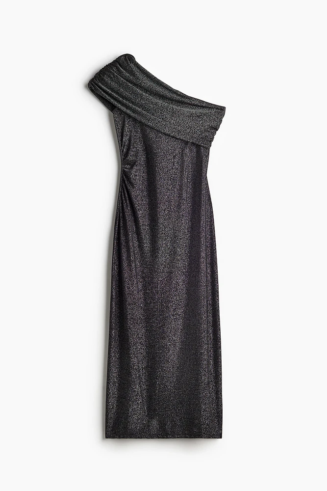 Robe asymétrique moulante