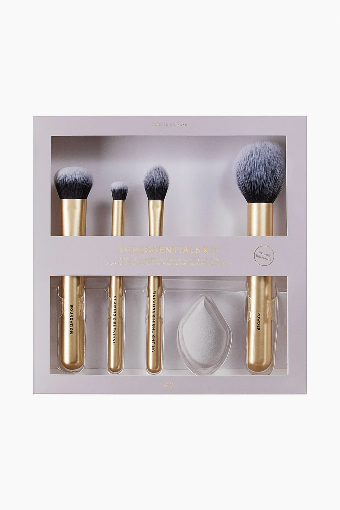 5-pack Eye and Face Makeup Brushes