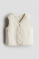 Wool-Blend Teddy Fleece Vest