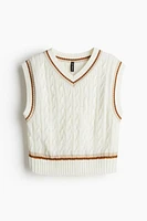 Cable-knit Sweater Vest