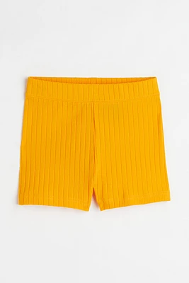 Ribbed Jersey Shorts