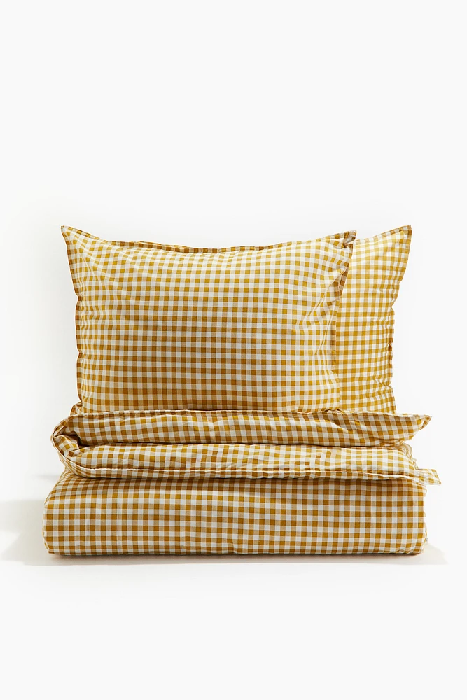 Patterned King/Queen Duvet Cover Set