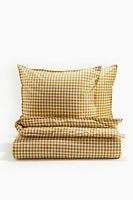 Patterned King/Queen Duvet Cover Set