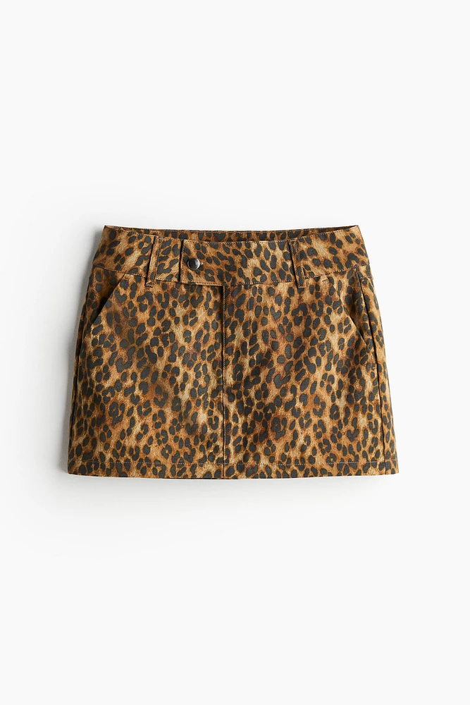 Cotton Mini Skirt