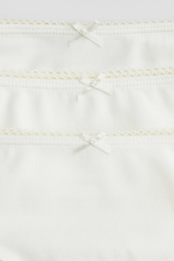 Lot de 3 culottes en coton pima