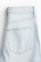 Wide High Cropped Jeans