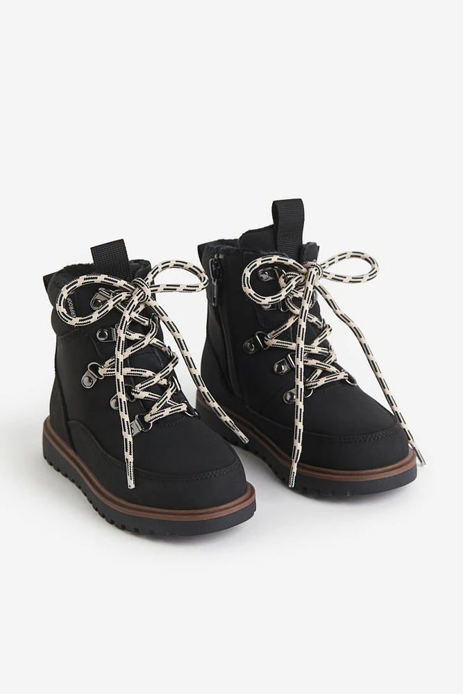 Waterproof Lace-up Boots