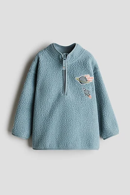 Teddy Fleece Half-Zip Sweatshirt