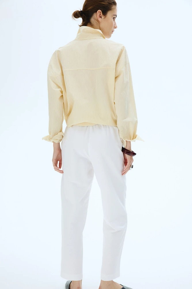 Pantalon MAMA en lin mélangé
