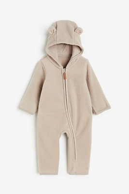 Hooded Fleece Jumpsuit