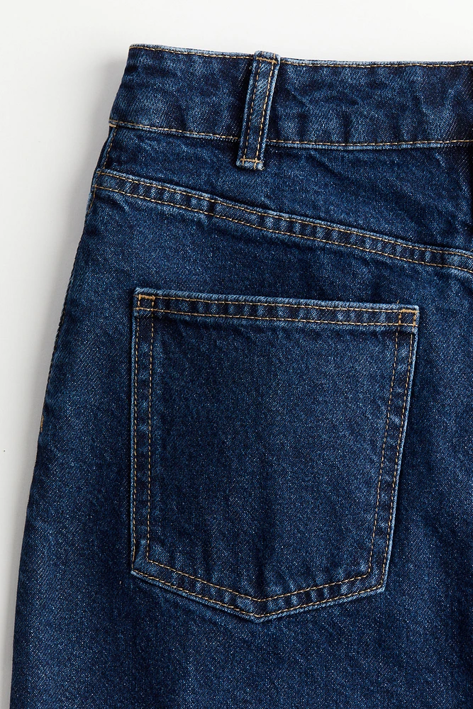 Knee-Length Denim Skirt