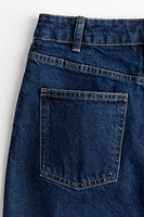 Knee-Length Denim Skirt