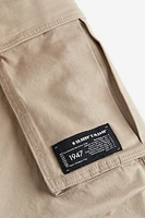 Relaxed Fit Cotton Cargo Joggers