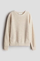 Textured-Knit Sweater