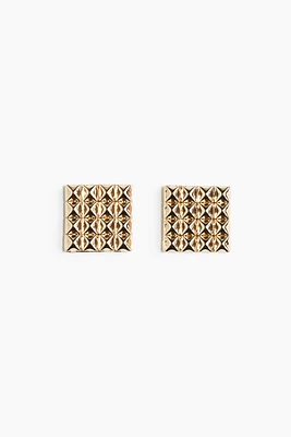 Square Stud Earrings