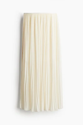 Pleated Chiffon Skirt
