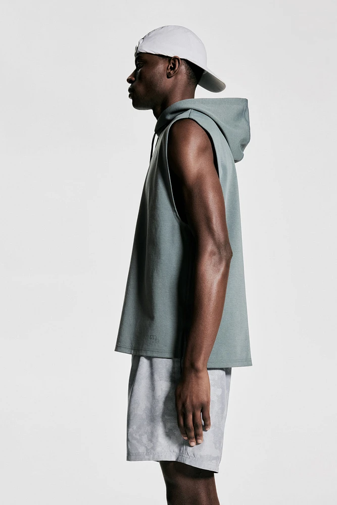 Regular-Fit Sleeveless Sports Hoodie with DryMove™