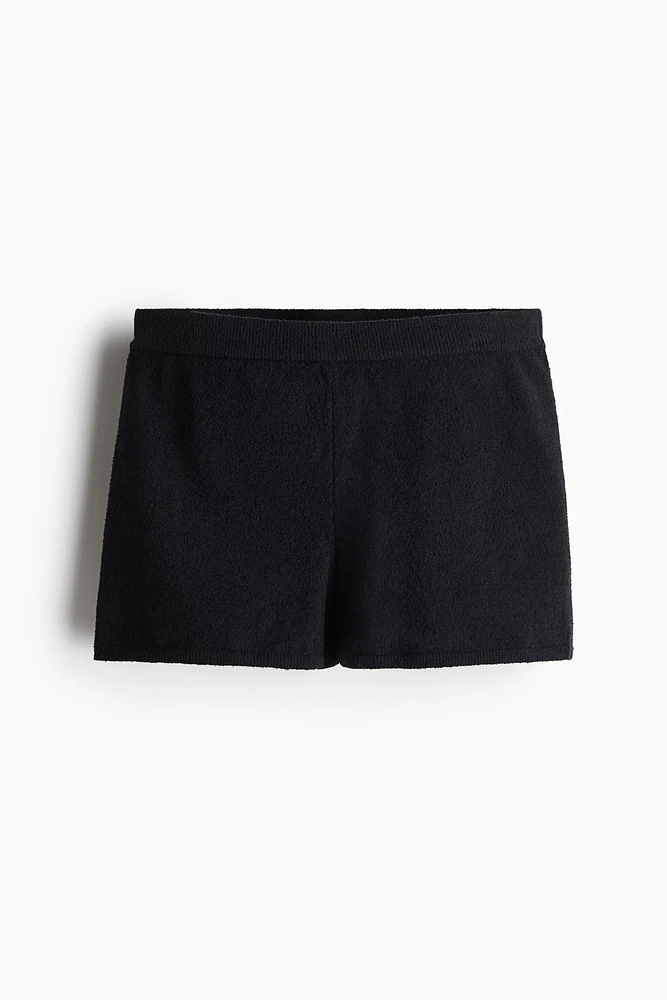 Bouclé-Knit Shorts