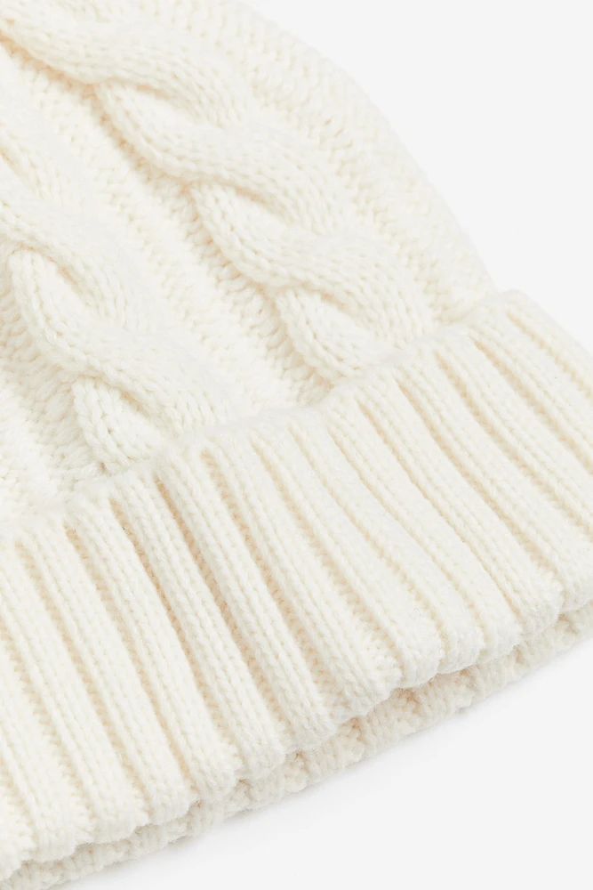 Cable-knit Beanie