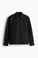 Regular-Fit Twill Overshirt