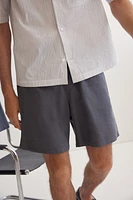 Relaxed-Fit Linen-Blend Shorts