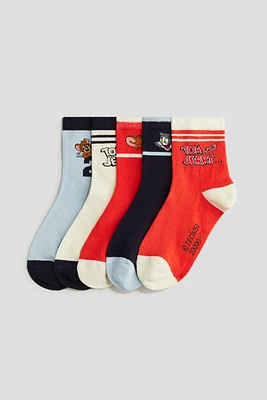 5-pack Patterned Socks