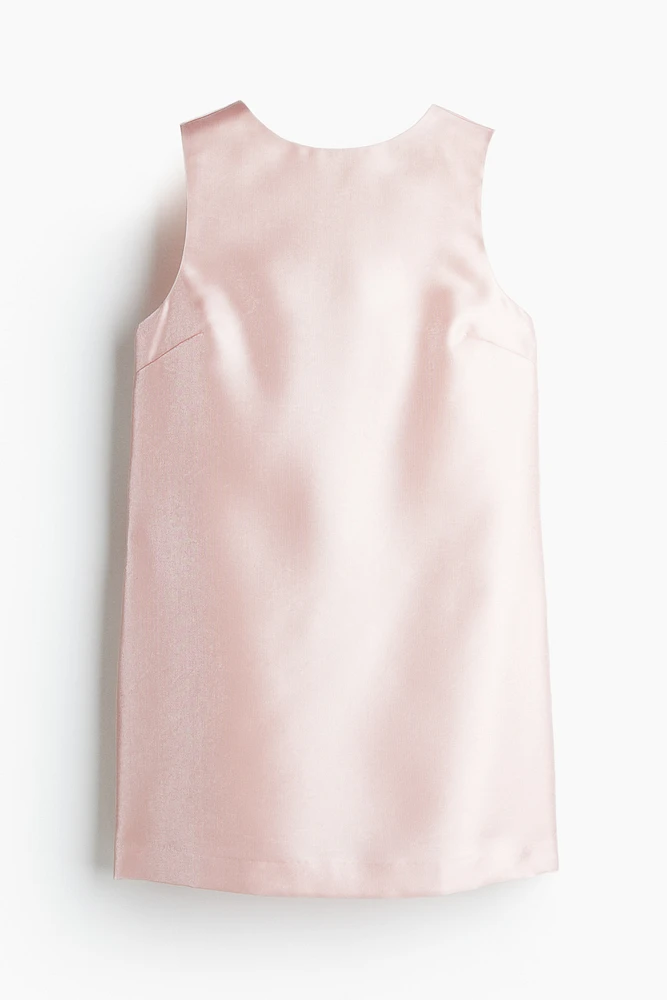 Bow-Detail Sleeveless Dress