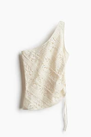 Haut asymétrique avec dentelle