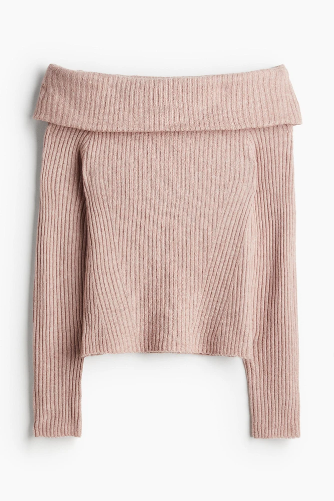 Off-the-shoulder Sweater