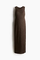 MAMA Textured jersey dress