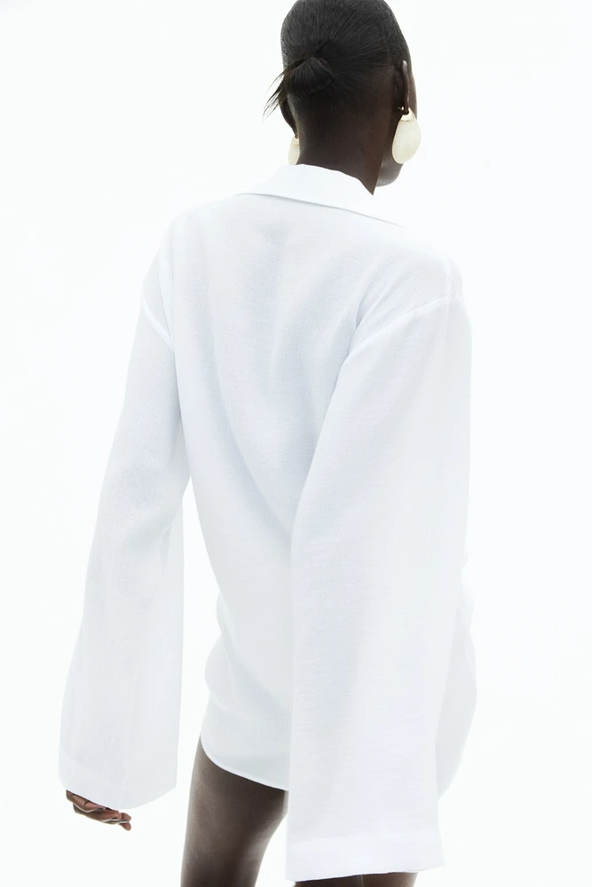 Robe de plage avec détail à nouer