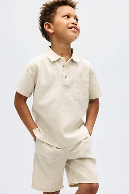 2-Piece Linen-Blend Set
