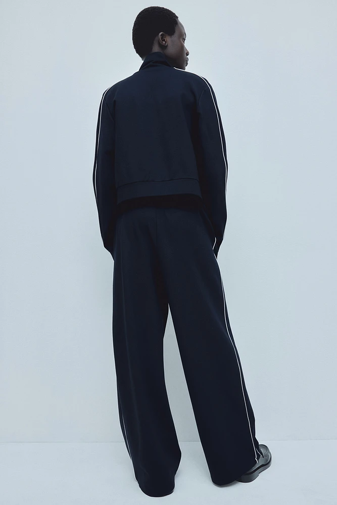 Track Pants with Piping