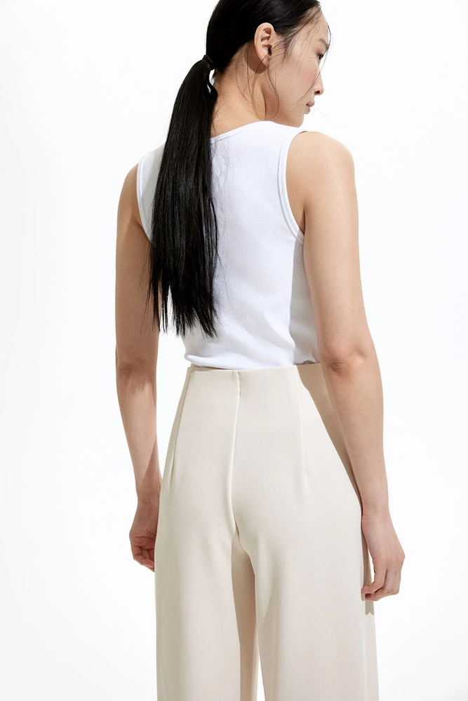 Button-front Pants