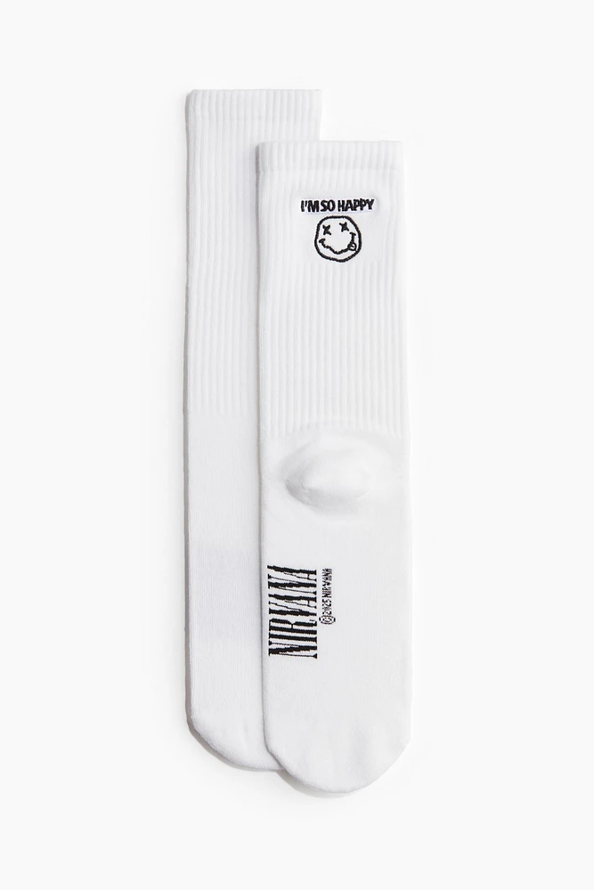 Chaussettes avec motif