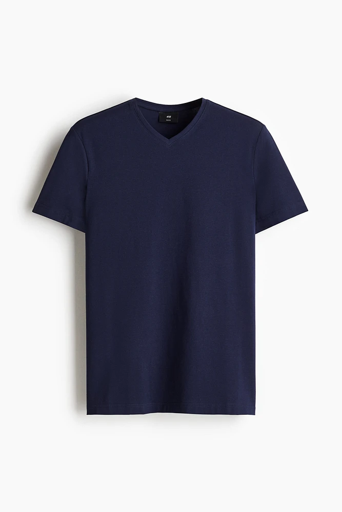 5-pack Slim Fit V-neck T-shirts
