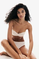 Padded Microfiber Balconette Bra