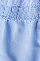 MAMA Linen-Blend Shorts