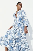 Tiered Midi Dress