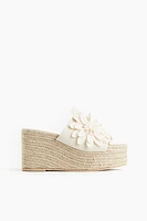 Wedge-heeled Espadrille Sandals